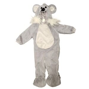 Koala Bear Animal Halloween Costume Plush Faux‎ Fur Gray 18-24m